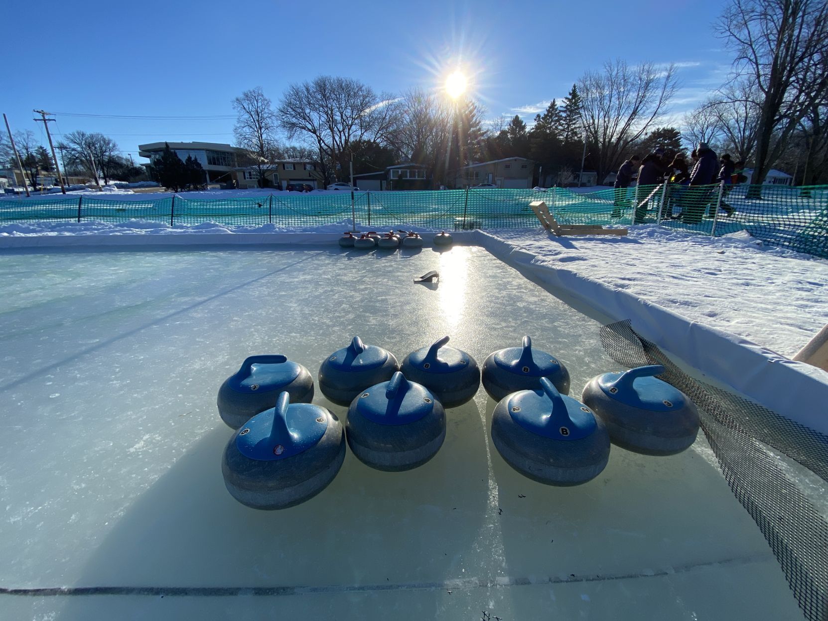 Outdoor Curling in Monona